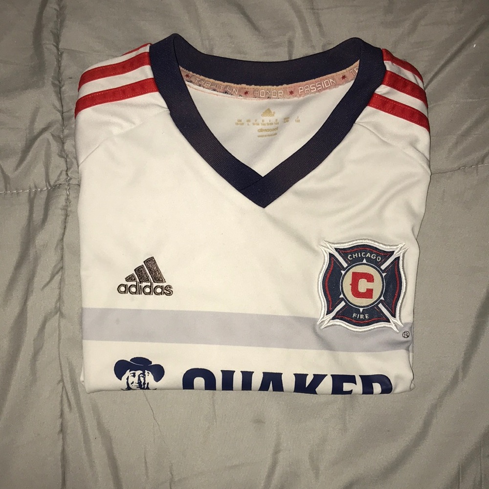 Adidas 2015 Chicago Fire away jersey - kids